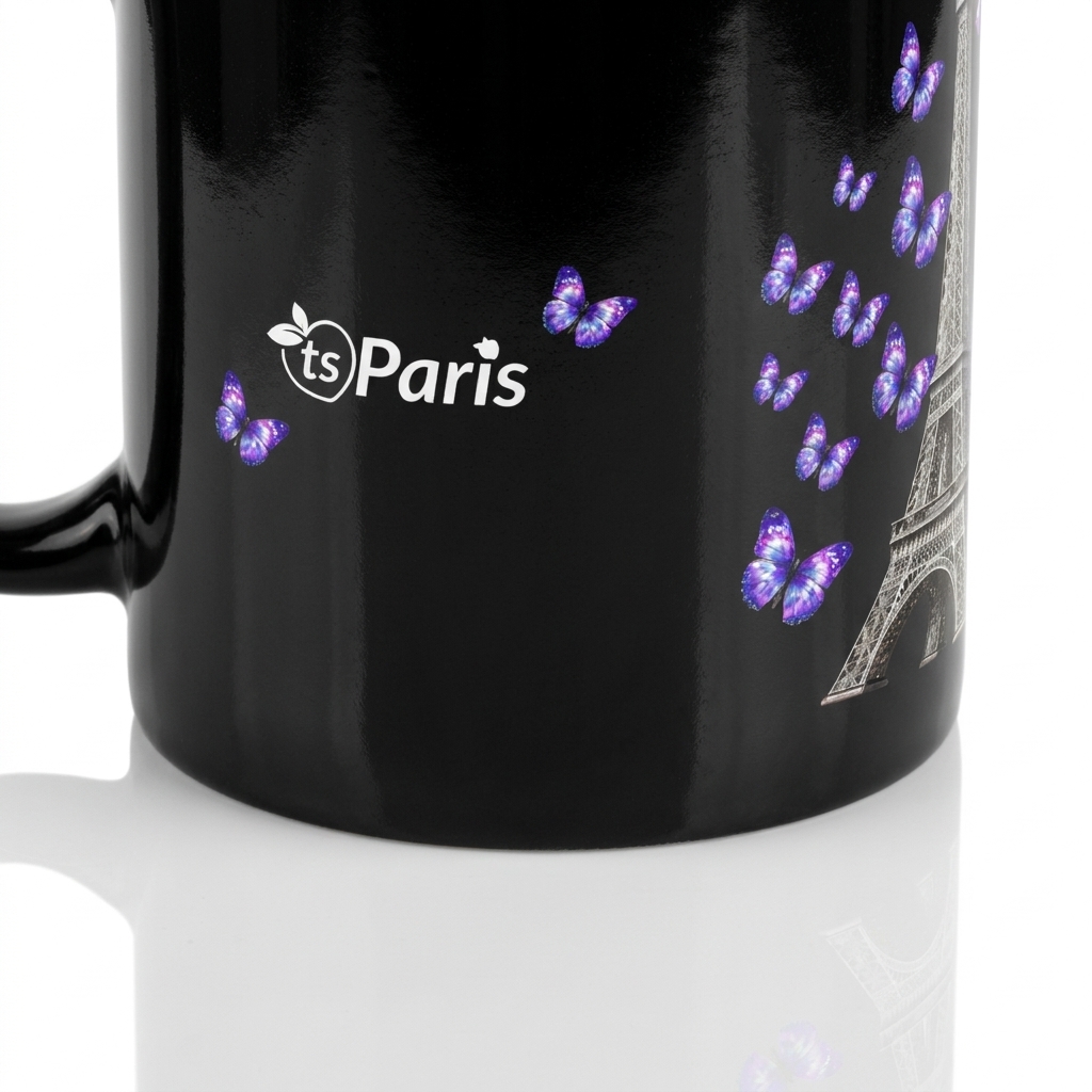 tsgabrielle® • Paris - La Tour Eiffel • Glossy Mug • Black • Ceramic • 2 Sizes - View 23