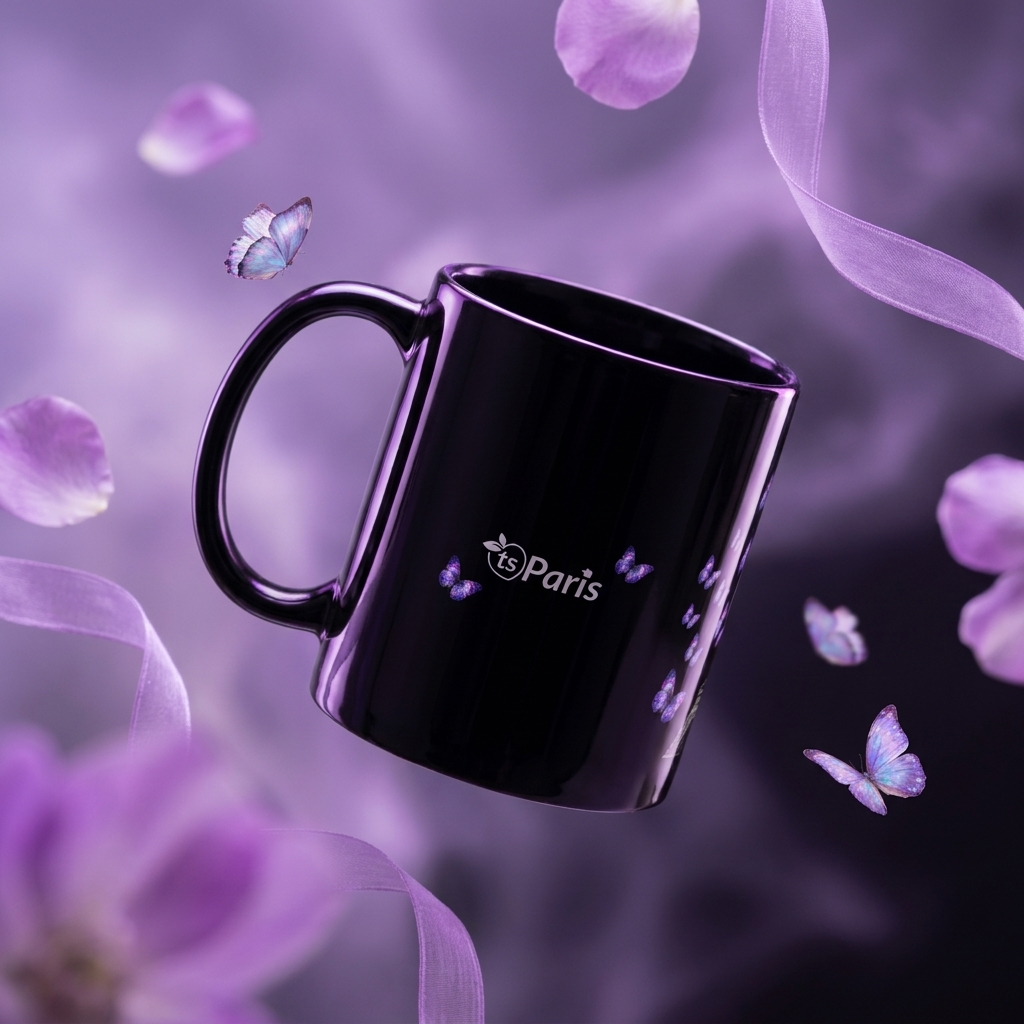 tsgabrielle® • Paris - La Tour Eiffel • Glossy Mug • Black • Ceramic • 2 Sizes - Black - View 29