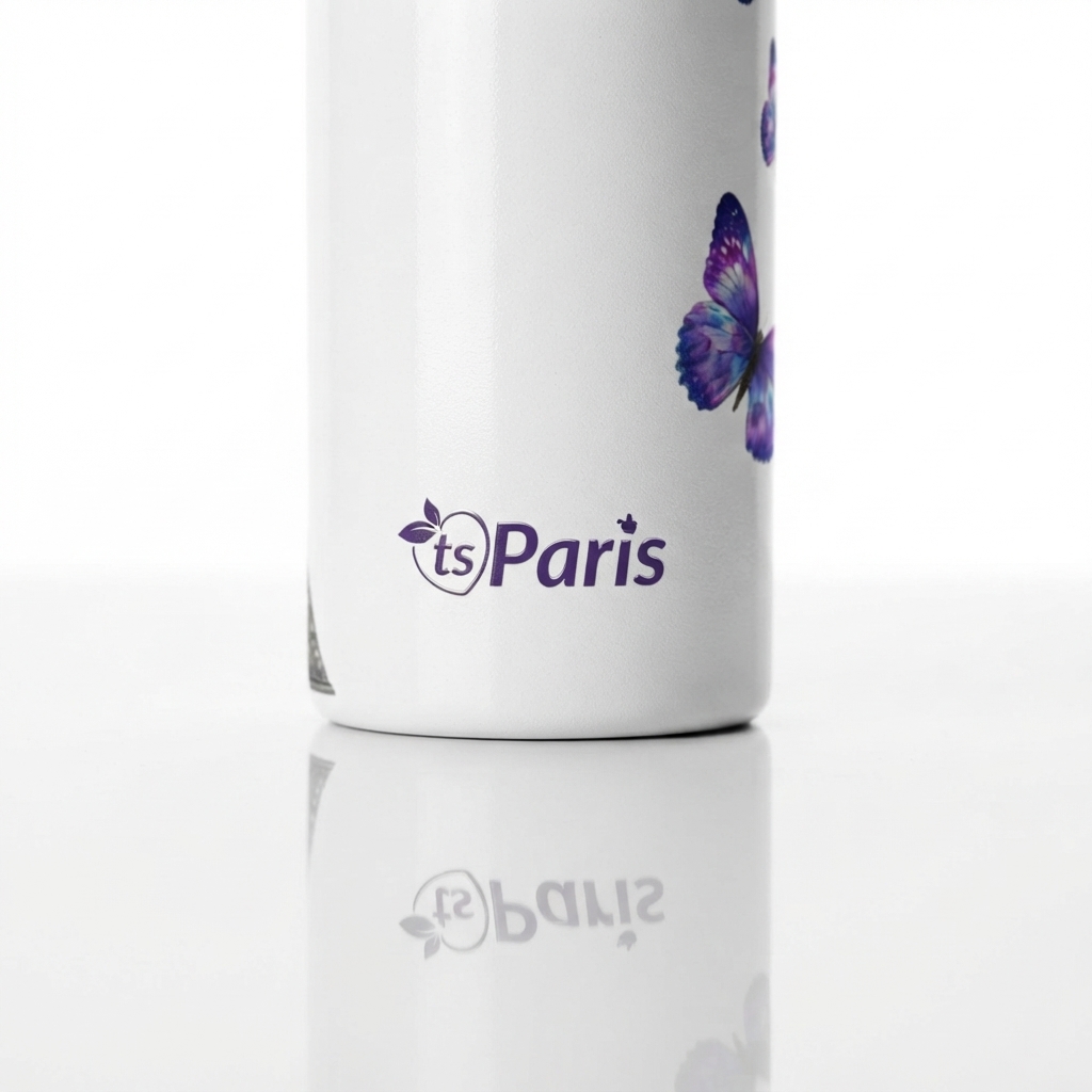 tsgabrielle® • Paris - La Tour Eiffel • Tumbler • Stainless Steel • White • 20 oz - View 3