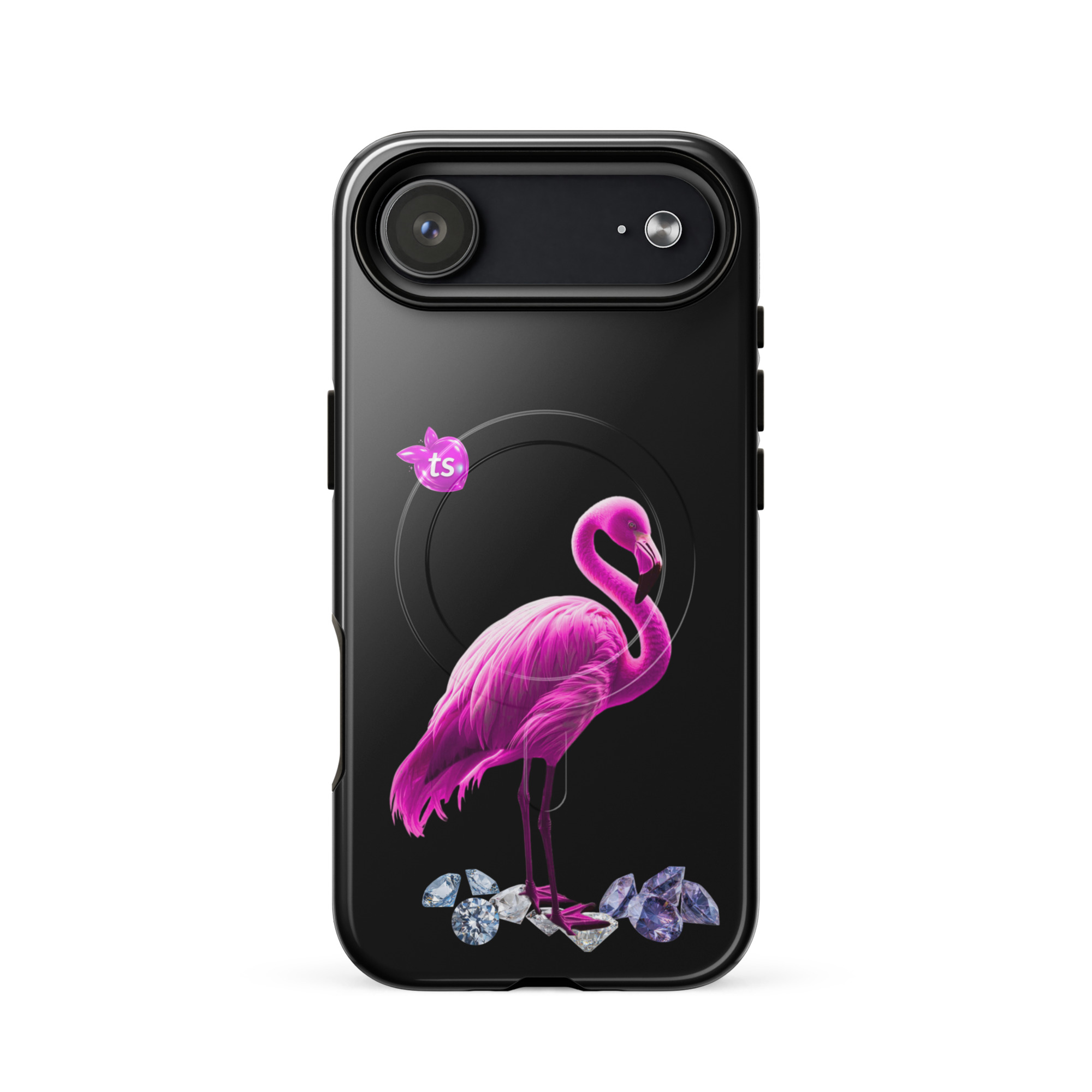 tsgabrielle® • Flamant Rose • Tough Case Compatible with iPhone® • MagSafe® • Latest Models