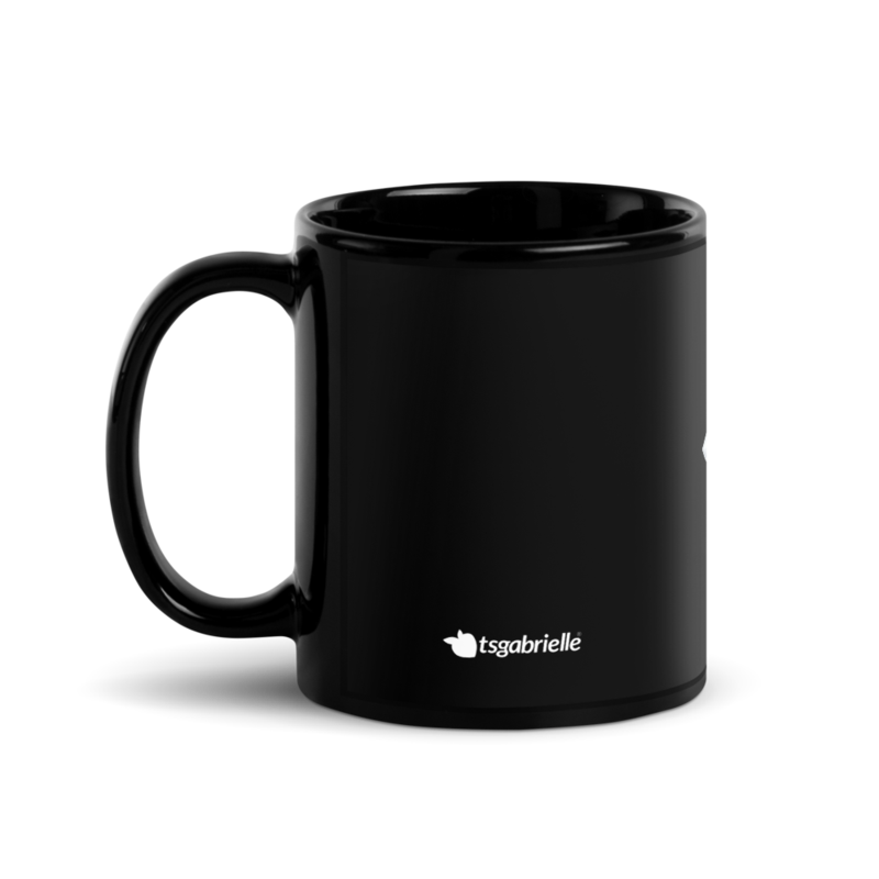 tsgabrielle® • Glossy Mug • Black • Ceramic • 2 Sizes - View 4