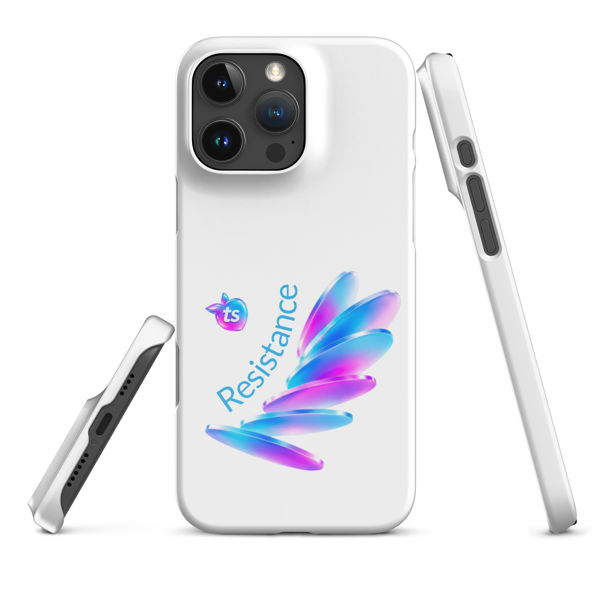 tsgabrielle® • Pride 26 - Resistance • Snap Case Compatible with iPhone® • White • Glossy • Latest Models