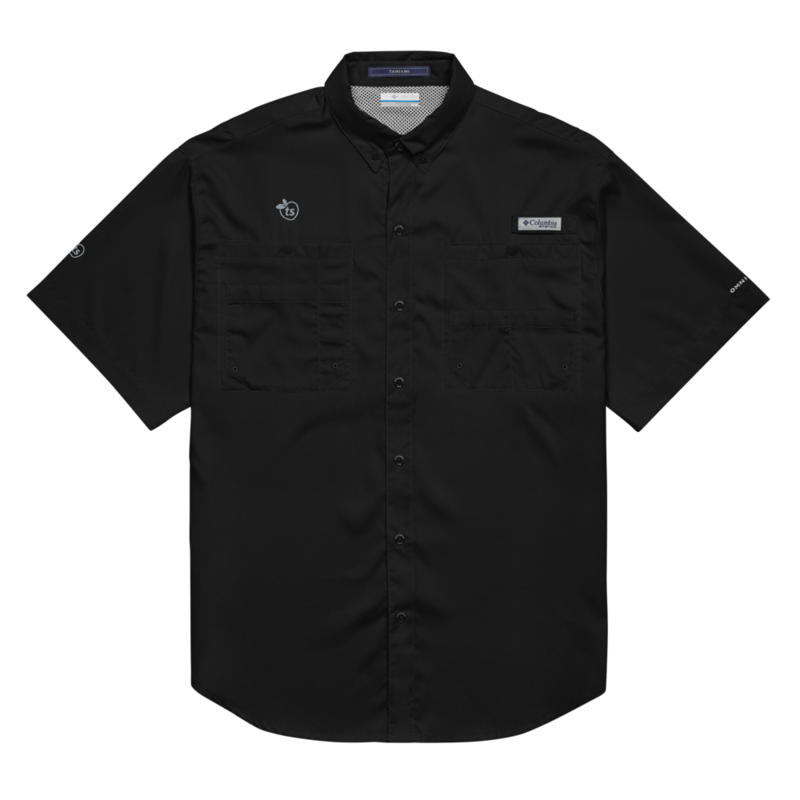 Columbia® by tsgabrielle® • Men's • Short Sleeve Button Shirt • Dark Colors