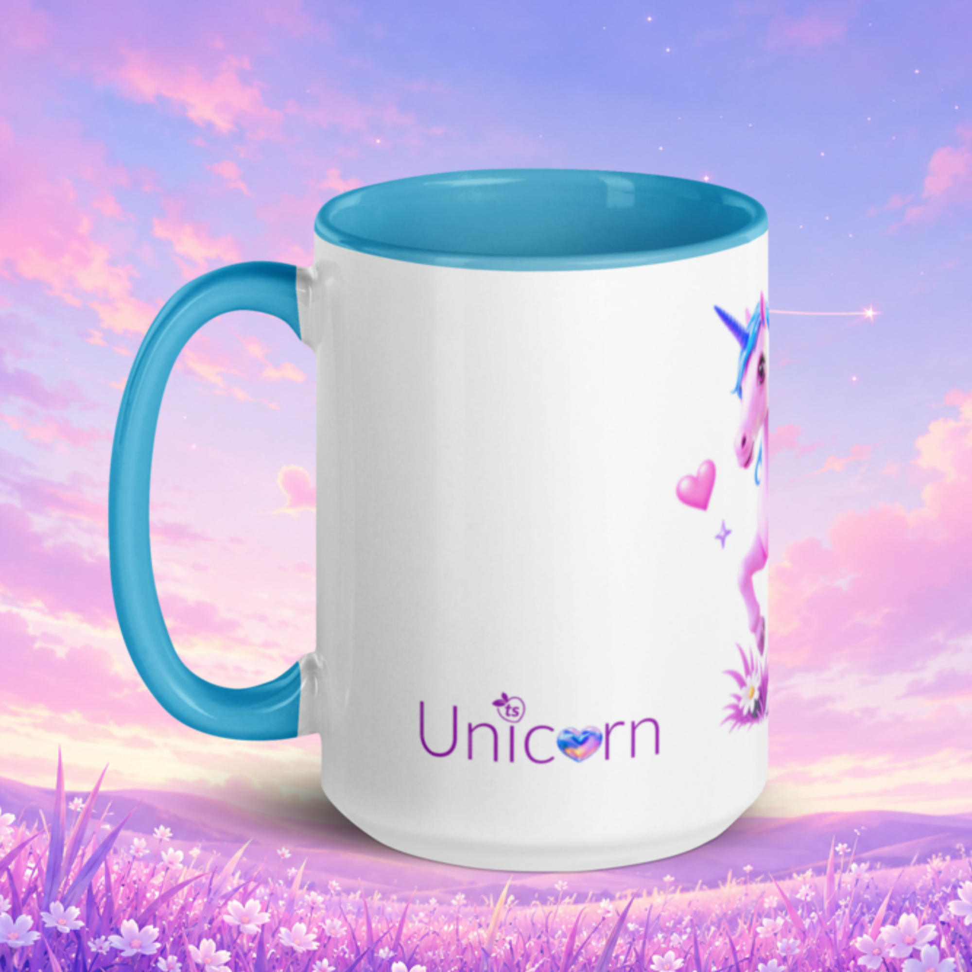 tsgabrielle® • Mug with Color Inside • Unicorn - Seraphina • Ceramic • 2 Sizes - View 14